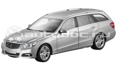 MERCEDES BENZ Модель Mercedes-Benz E Class Avantgarde Estate in Silver, Scale 1:18