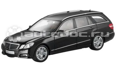 MERCEDES BENZ Модель Mercedes-Benz E Class Avantgarde Estate in Black, Scale 1:18