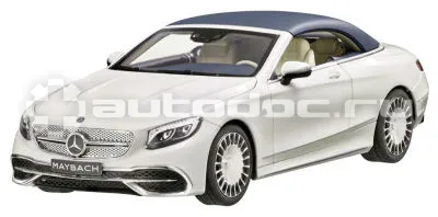 MERCEDES BENZ Модель Mercedes-Maybach S 650 Cabriolet, Designo Diamond White Bright, 1:18 Scale
