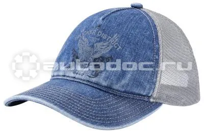 MERCEDES BENZ Мужская бейсболка Trucker Disctrict Men’s Cap, Jeans Blue