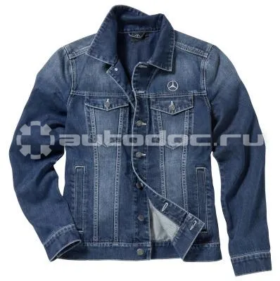 MERCEDES BENZ Куртка джинсовая Embroidered Denim Jacket, Trucker,