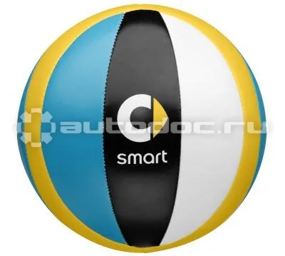 MERCEDES BENZ Мяч для пляжного волейбола Smart Beach Volleyball, Orange | White | Turquoise