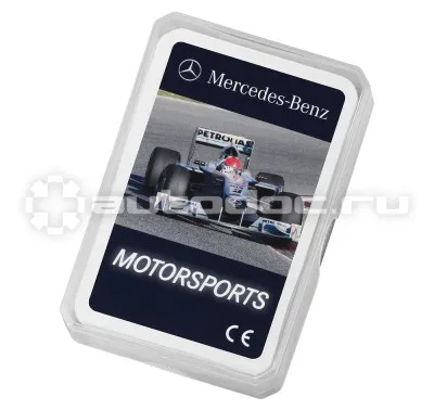 MERCEDES BENZ Игральные карты Card game, Motorsport