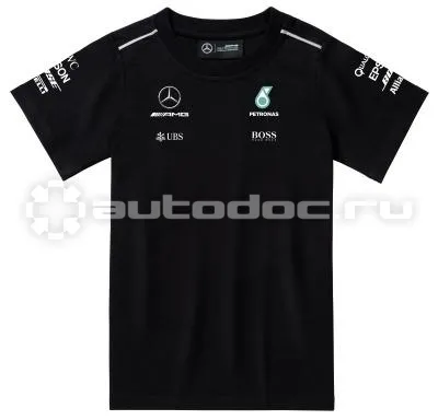 MERCEDES BENZ Детская футболка Childrens T-shirt, F1 Driver, Black 2017