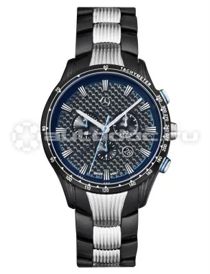 MERCEDES BENZ Мужские наручные часы Mercedes-Benz Men’s Motorsport Chronograph Watch, Silver | Blue | Black