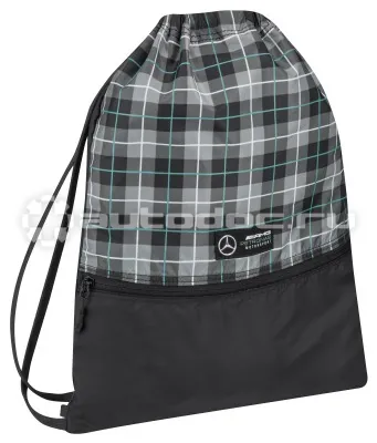 MERCEDES BENZ Спортивная сумка-рюкзак F1 Drawstring Sports Bag,  Season 2020,  Black