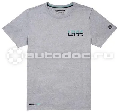MERCEDES BENZ Мужская футболка F1 Mens T-shirt, Lewis Hamilton No. 44