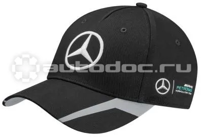 MERCEDES BENZ Бейсболка унисекс AMG Petronas F1 Unisex Team Cap, Black