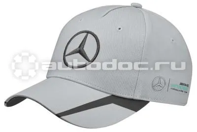 MERCEDES BENZ Бейсболка унисекс AMG Petronas F1 Unisex Nico Rosberg Cap, Grey