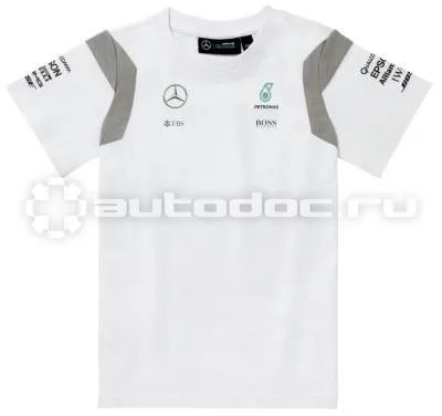 MERCEDES BENZ Детская футболка Childrens T-shirt, F1 Driver, White