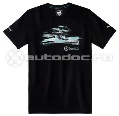 MERCEDES BENZ Мужская футболка Mens T-shirt, AMG Petronas, Rosberg 2016, Black
