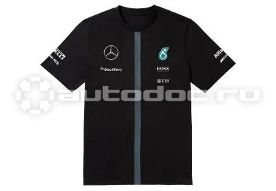 MERCEDES BENZ Мужская футболка F1 Mens T-shirt, Team 2015, Black