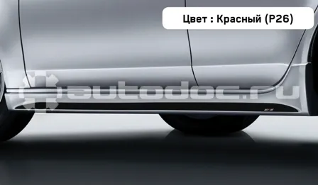Накладки порогов, комплект