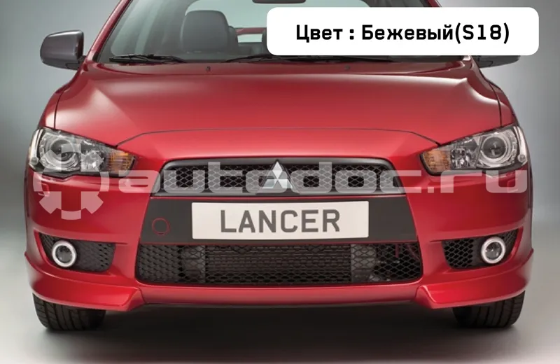 Спойлер переднего бампера