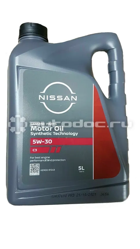 NISSAN MOTOR OIL SAE 5W-30 C3