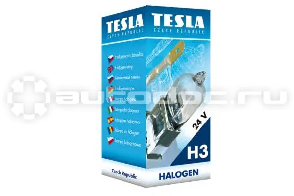 TESLA Лампа галогеновая H3