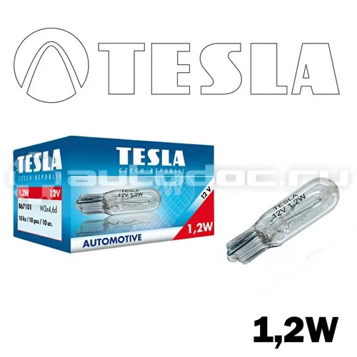 TESLA Лампа накаливания W1,2W