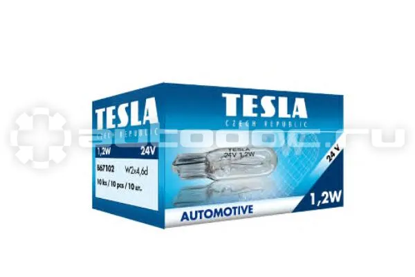 TESLA Лампа накаливания W1,2W