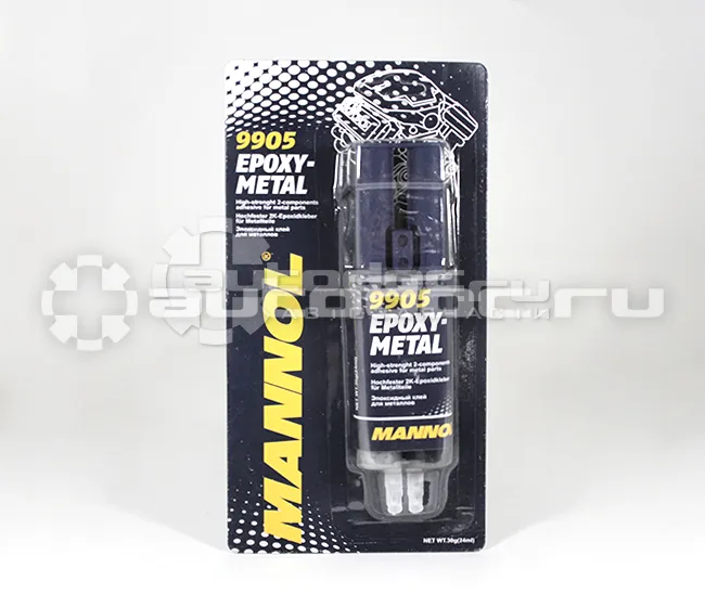 MANNOL 9905 Epoxy-Metal Двухкомпонентный клей для металла
