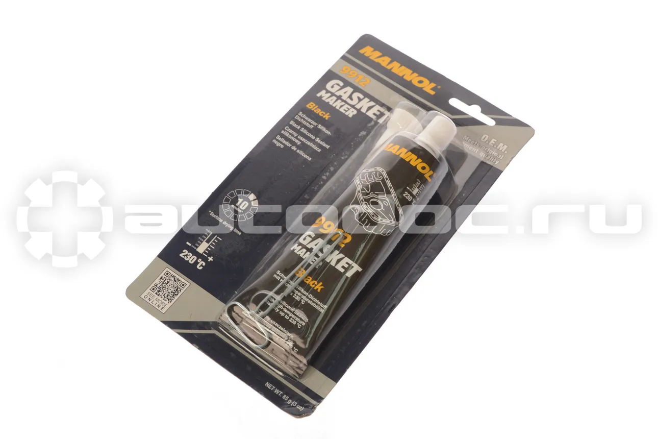 MANNOL 9912 Gasket Maker Black Силиконовый герметик