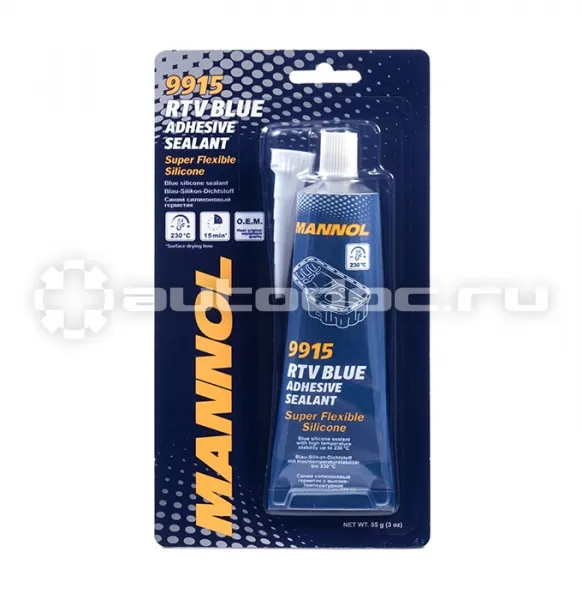 MANNOL 9915 RTV Adhesive Sealant Blue Силиконовый герметик