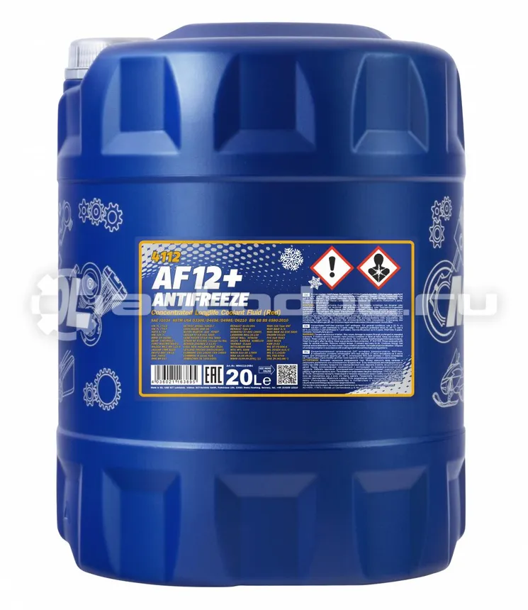 MANNOL Longlife Antifreeze AF12+ -40°C Concentrate