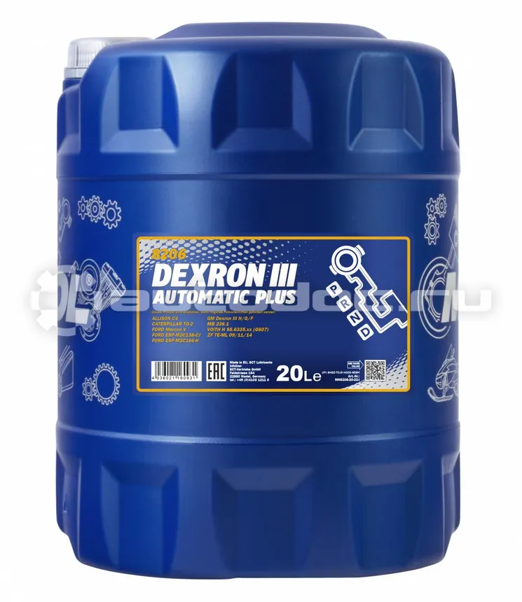 MANNOL AUTOMATIC PLUS  DEXRON III 8206