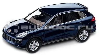 PORSCHE Модель автомобиля Cayenne S Diesel, Blue Metallic