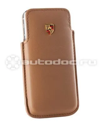 PORSCHE Кожаный чехол Case, Cognac