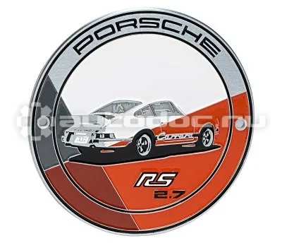 PORSCHE Эмблема на решетку радиатора Grille badge RS 2.7 Limited edition