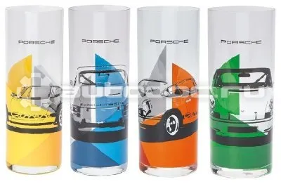 PORSCHE Набор стеклянных стаканов RS 2.7 Long Drink Glass Set