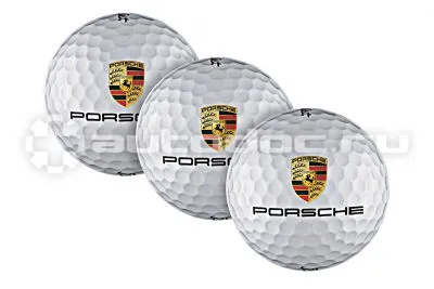 PORSCHE Набор из трех мячей для гольфа Golf Balls Set, Tour Soft