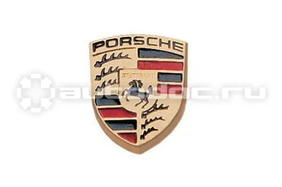 PORSCHE Герб Порше, значок с креплением на обратной сторон