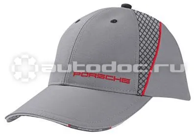 PORSCHE Бейсболка Baseball Cap, Grey | Red, Racing Collection