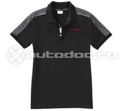 PORSCHE Мужское поло Porsche Polo Shirt Men – Racing Collection, Black