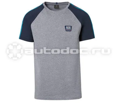 PORSCHE Мужская футболка Porsche T-shirt, Mens, Martini Racing, Grey | Blue