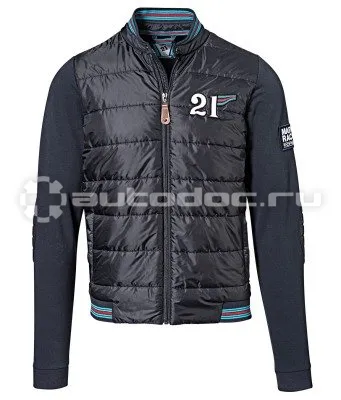 PORSCHE Мужская куртка Porsche Martini Racing Collection, Sweat Mix Jacket, Men, Dark Blue