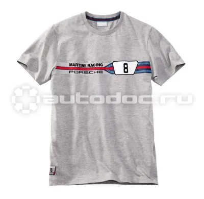 PORSCHE Мужская футболка Martini Men’s T-shirt, Grey
