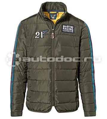 PORSCHE Мужская куртка Porsche Martini Racing Collection, Quilted Jacket, Men, Green