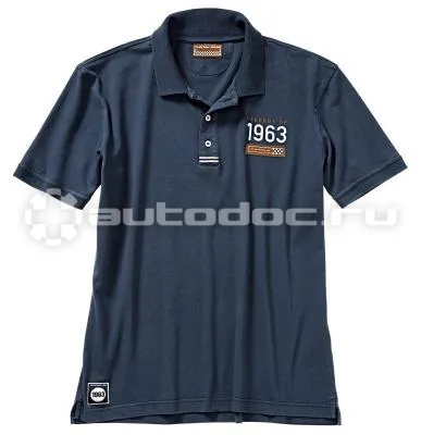 PORSCHE Мужское поло Mens polo shirt – Classic collection, Dark Blue