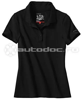 PORSCHE Женское поло Women’s Polo Shirt, 911 Collection, Black