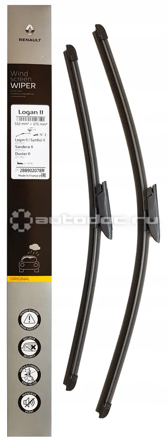 RENAULT Щетки стеклоочистителя