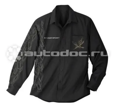 RENAULT Мужская рубашка Sport Mens Shirt Black