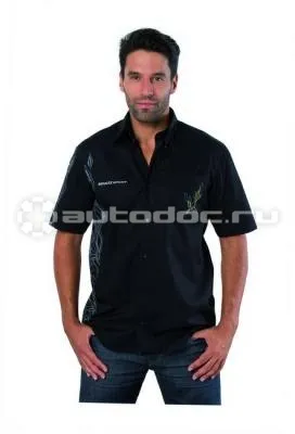 RENAULT Мужская рубашка с коротким рукавом Sport Mens Shortsleeved Shirt Black