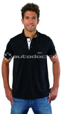 RENAULT Мужская рубашка поло Mens Polo Shirt Technic Black