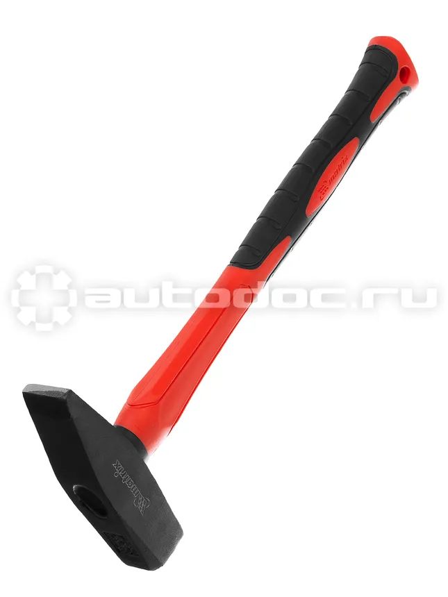 MATRIX Молоток слесарный optimal, 600 г, фибергласовая обрезиненная рукоятка, квадратный боек