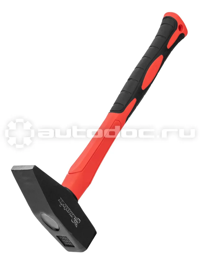 MATRIX Молоток слесарный optimal, 1000 г, фибергласовая обрезиненная рукоятка, квадратный боек
