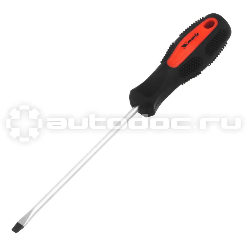 MATRIX Отвертка Anti-Slip, SL4 х 100 мм, CrV, двухкомпонентная рукоятка