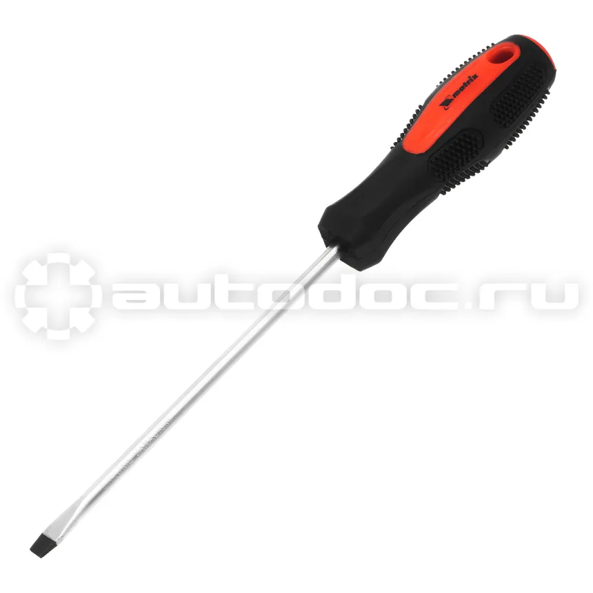 MATRIX Отвертка Anti-Slip, SL6 х 150 мм, CrV, двухкомпонентная рукоятка
