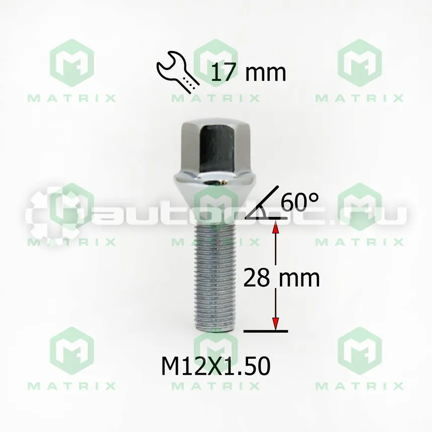 MATRIX Болт C17A28 CR